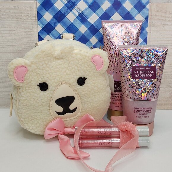 BATH & BODY WORKS 'A THOUSAND WISHES' BODY, LIPS & BACKPACK 6-PIECE GIFT SET - Picture 16 of 16